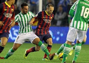 رئال بتیس ۱-۴ بارسلونا/هفته سیزدهم