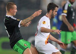 میرالم پیانیچ|رم 1 - 1 فاينورد روتردام / لیگ اروپا