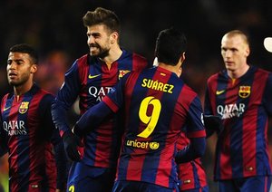 جرارد پیکه - لوئیس سوارز|بارسلونا 1 - 0 منچستر سیتی / لیگ قهرمانان