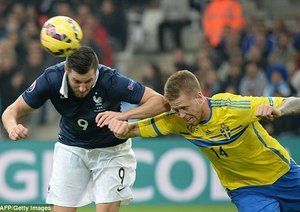 آندره پیر گیگناک|فرانسه 1 - 0 سوئد / دیدار دوستانه