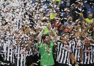 جشن بازیکنان یوونتوس