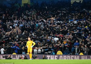 شادی هوادارن نیوکاسل