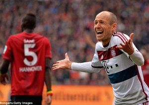 آرین روبن|هانوفر 1 - 3 بایرن مونیخ / بوندسلیگا