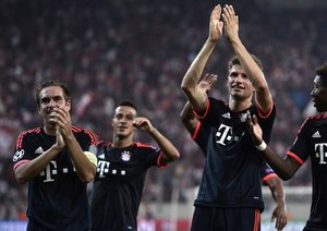 شادی بازیکنان بایرن