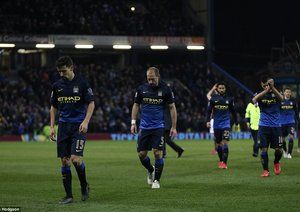 حسرت بازیکنان سیتی|بِرنلی 1 - 0 منچستر سیتی / لیگ جزیره