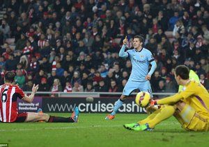 استفان یووتیچ|ساندرلند 1 - 4 منچستر سیتی / لیگ جزیره
