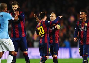 لیونل مسی|بارسلونا 1 - 0 منچستر سیتی / لیگ قهرمانان