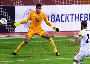 غوربيت سينغ ساندهو|هندوستان 0 - 3 ایران / مقدماتی جام جهانی