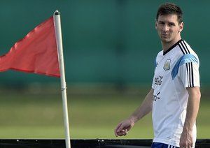 لیونل مسی|تمرین تیم ملی آرژانتین