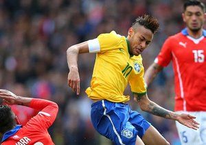 نیمار|برزیل 1 - 0 شیلی / دیدار دوستانه