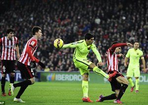 لوئیس سوارز|اتلتیک بیلبائو 2 - 5 بارسلونا / لالیگا