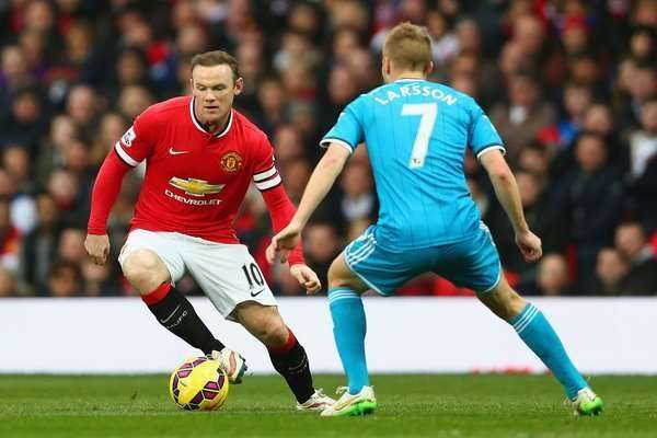 منچستر یونایتد 2 - 0 ساندرلند / هفته بیست و هفتم لیگ برتر/گل های مسابقه