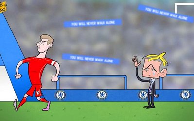 کاریکاتور روز | خداحافظی غمناک مورینیو با جرارد