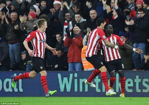 شادی بازیکنان ساوتهمتن