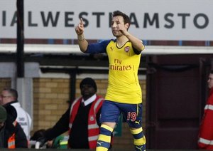 سانتی کازورلا|وستهام 1 - 2 آرسنال / لیگ جزیره