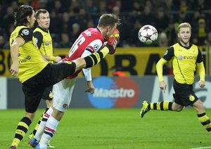 دورتموند 0-1 آرسنال / گروه F لیگ قهرمانان اروپا