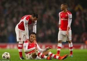 سانتی کازورلا - الکسیس سانچز|آرسنال 3 - 3 اندرلشت / لیگ قهرمانان