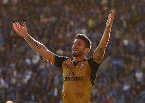 اليوير ژیرود|لیستر سیتی 2 - 5 آرسنال / لیگ جزیره