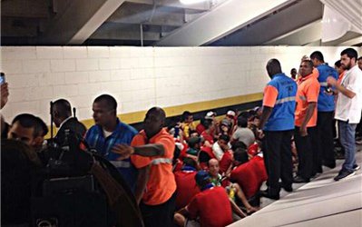 ضرب العجل 72 ساعته پلیس به هواداران شیلی برای ترک برزیل