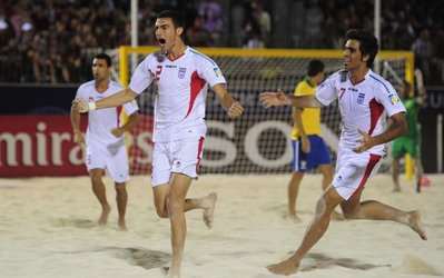 ملی‌پوشان فوتبال ساحلی به برزیل رسیدند