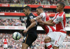 الکس اوکسلید چمبرلین|آرسنال 2 - 2 هال سیتی / لیگ جزیره