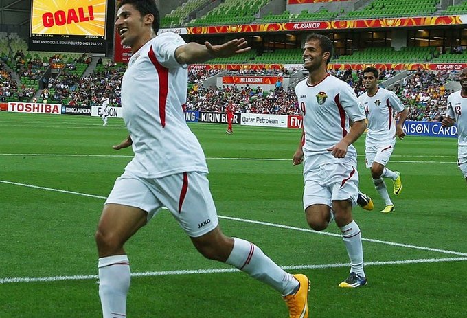 شادی بازیکنان اردن