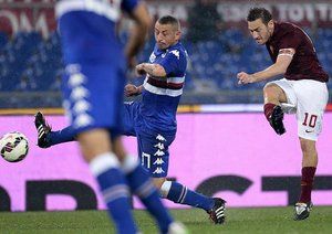 فرانچسکو توتی|رم 0 - 2 سامپدوریا / سری آ