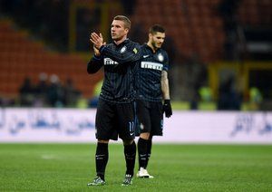 لوكاس پودولوسكي|اینترمیلان 1 - 1 چزنا /  سری آ