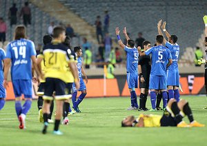 شادی بازیکنان استقلال