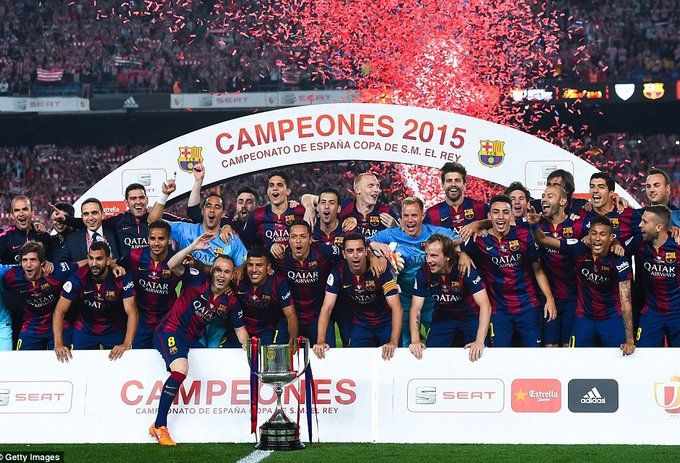 جشن قهرمانی بارسا