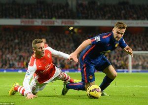 لوک شاو - جک ویلشر|آرسنال 1 - 2 منچستر یونایتد / لیگ جزیره