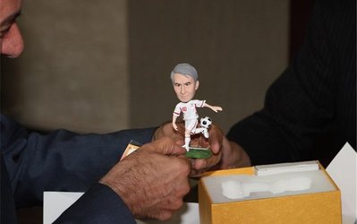 هدیه ویژه نایب رئیس فدراسیون ژاپن به کفاشیان