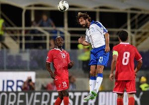 آندره آ پیرلو|ایتالیا 1 - 0 مالت / مقدماتی یورو 2016