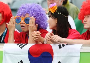 هواداران کره|کویت 0 - 1 کره جنوبی / جام ملت های آسیا