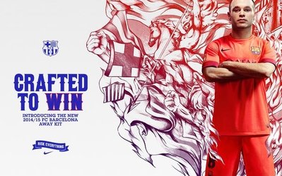 عکس روز| رونمایی از پیراهن دوم بارسلونا در فصل آتی