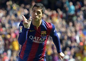 لوئیس سوارز|بارسلونا 6 - 1 رایو والکانو / لالیگا