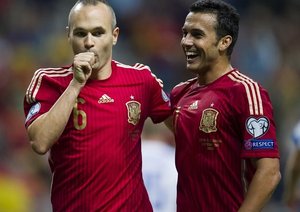 آندرس اینیستا - پدرو|اسپانیا 2 - 0 اسلواکی / مقدماتی یورو 2016