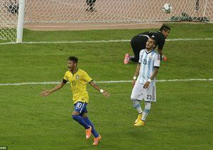 نیمار|برزیل 2 - 0 آرژانتین / دیدار دوستانه
