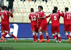 شادمانی بازیکنان پرسپولیس