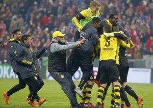 شادی بازیکنان دورتموند