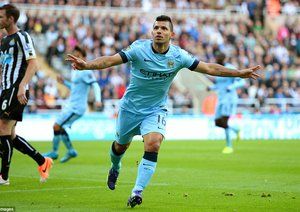 سرجیو آگرو|نیوکاسل 0-2 منچستر سیتی / لیگ جزیره