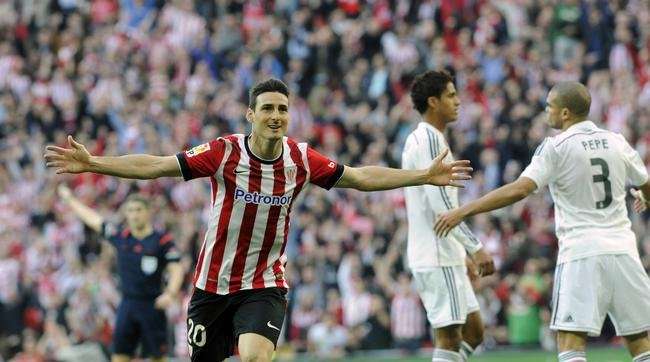 شادی بازیکن بیلبائو