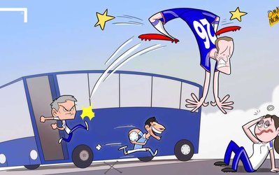 کارتون روز | اتوبوس چلسی خراب است