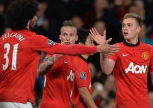 منچستر یونایتد|شادی شیاطین سرخ بعد از پیش افتادن از حریف