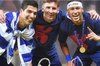 عکس روز | رکورد جدید مسی و 3 ستاره دیگر بارسا در لیگ قهرمانان