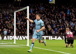 جیمز میلنر|منچستر سیتی 2 - 1 شِفیلد وِنزدِی / لیگ جزیره