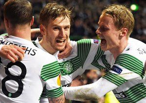 شادی بازیکنان سلتیک|سلتيک 3 - 3 اینترمیلان / لیگ اروپا