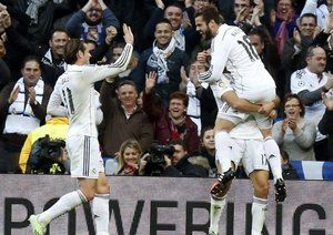 شادی بازیکنان رئال|ختافه 0 - 3 رئال مادرید / لالیگا