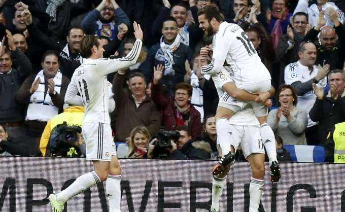 شادی بازیکنان رئال