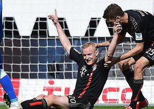 شادی بازیکنان بایرن